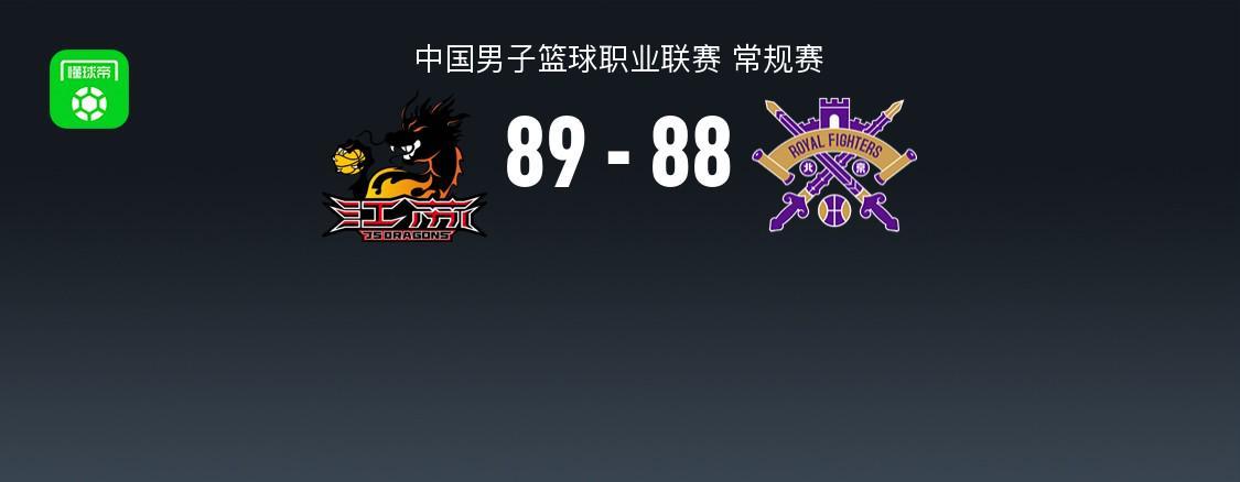爱游戏体育官方入口-江苏89-88险胜北控，里勒28分错失绝平罚球，贾尔斯30+13